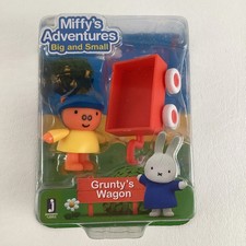 Miffy's Adventures Big And Small Grunty's Wagon Action Figure Toy Jazwares picture