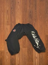 H&M Keith Haring Men's Sweatpants Size Small Black Rare Graphic Joggers Art picture