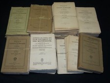 1890-1925 JAHRBUCH UBER DIE FORTSCHRITTE DER MATHEMATIK LOT OF 11 - WR 1062 picture