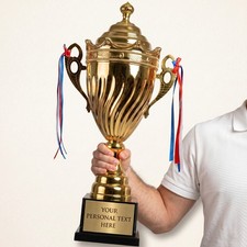 Large Metal Championship Trophy - 24 Inches Tall, 6 Pounds Premium Gold Trophy picture