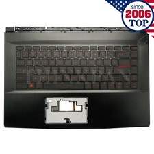 New MSI GF63 8RC 8RD MS-16R1 16R3 16R5 Palmrest Upper Case Backlit Keyboard US picture
