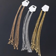 10PCS Stainless Steel Adjustable Link Necklace Chains for DIY Jewelry Making picture