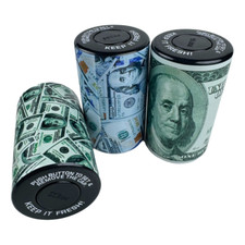 1pc Vacuum Sealed Herb Stash Jar Container Airtight Smell Proof Plastic Storage picture