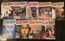 Lot of 9 Vintage Ellery Queen's Mystery Magazine, 2020-2022 picture