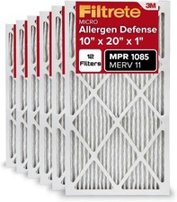 Filtrete 10x20x1 Air Filter MPR 1085 MERV 11, 12 Pack picture