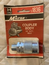 (1) Milton 1836 (1) Milton 1839 Air Couplers New See Photos picture
