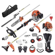 VEVOR 52CC 6‑in‑1 Gas Trimmer Set – Hedge, Saw, Weed & Brush Cutter picture