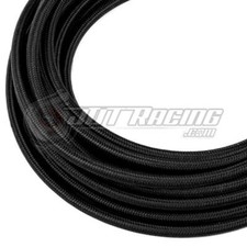AN16 16AN Black Nylon Braided Stainless Steel Hose HIGH QUALITY 25FT Feet Length picture