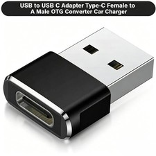 USB to USB C Adapter Type-C Female to A Male Fast Delivery picture