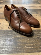 Church's Custom Grade Shoes Mens Size 9 Brown Cap Toe Oxford Made England picture