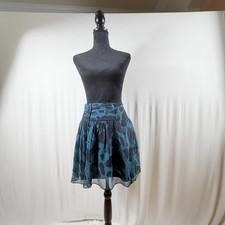 Burberry Brit Animal Print Mini Skirt – Green/Navy picture