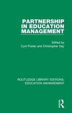Partnership in Education Management by Cyril Poster (English) Hardcover Book picture