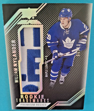 2016-17 William Nylander UD Black Rookie Trademarks Premium Relics Patch RC /10 picture