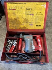 Hilti TE 17 Rotary Hammer Drill Vintage Electro-Pneumatic w/ Metal Case picture
