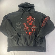 Corpse Husband Miss You Anime Hoodie Medium Black Faded Pullover I Am Corpse picture
