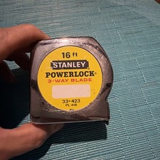 Vintage Stanley 16ft Powerlock Tape Measure 33-416. PL 316  Made in USA picture