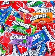 Airheads Mini Chewy Candy Bars – 1 lb |  Regular Variety Of 5 Flavors. picture