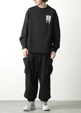 Adidas Y-3 Yohji Yamamoto GFX Black Long Sleeve Logo Sweatshirt XL Japan RARE picture