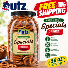 Utz, Specials Pretzels, 26 oz Barrel picture