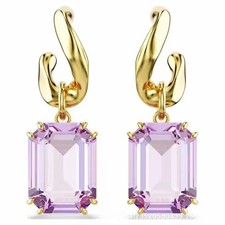 Swarovski Millenia Drop Earrings, Octagon Cut picture
