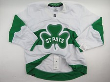 Team Issued Toronto Maple Leafs ST PATS Authentic Pro NHL Hockey Game Jersey 58 picture
