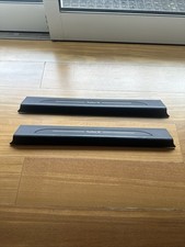 OEM 2008 Saab 9-3 Turbo X Branded Door Sill Scuff Plates Pair L+R Rare NLA picture