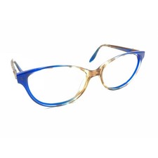 You'S RARE Mod. 1012 Col. 203 Blue Brown Eyeglasses Frames 53-16 140 Men Women picture