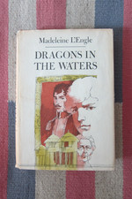 Vintage 1976 Dragons in the Waters by Madeleine L'Engle Hardcover Dust Jacket picture