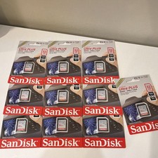 SanDisk Ultra PLUS 32GB SDHC UHS-I Card Class 10 130MB/s Full HD Set 10 card picture