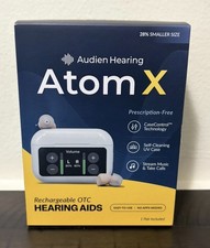 Audien Hearing  ATOM X Rechargeable OTC Hearing Aids Newest Model Brand New picture