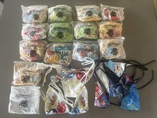 15 Pc Y2K Bikini Swimwear Lot Women’s Medium Tattoo Graphic Assorted Styles picture
