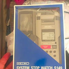 Seiko Stopwatch Seiko S149 (MPN S149) Gray Plastic Hand Timer picture