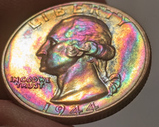 1944 ** Washington Quarter ** Beautiful Color 