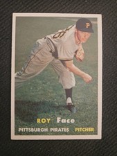 Roy Face 1957 Topps #166 Pittsburgh Pirates picture
