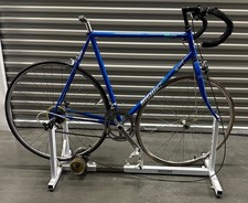 Vintage Nishiki Modulus 4130 CR-MO Racing Bike w/ Slocum Stationary Trainer picture