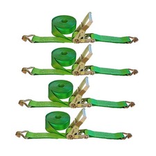 4 Pack 2 x 40 Ratchet Straps Heavy Duty J Hooks 10 picture