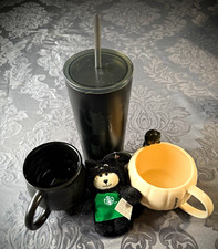Starbucks 2026 halloween edition black cat collab picture