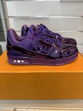 Louis Vuitton Tennis Shoes, Purple, Crazy Sex, Size 6 With Box Used In Good Shap picture
