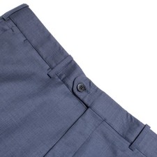 Coppley NWT Dress Pants Size 36 US In Solid Airforce Blue 100% Wool picture