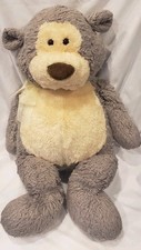 GUND G5.0 Teddy Bear Plush Gray Cream Stuffed Animal 