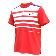 Nike Roger Federer RF 2016 Miami Indian Wells Henley Polo Tennis Shirt Vapor NWT picture