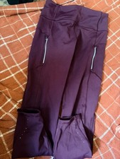 Athleta plum rainier leggings medium picture