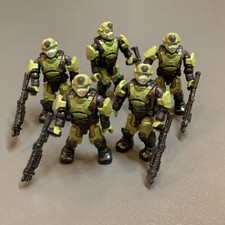 5x HALO Mega Bloks Construx UNSC Marine FIGURE 2014 97207 UNSC Weapons Pack II picture