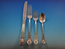 American Victorian by Lunt Sterling Silver Regular Size Place Setting(s) 4pc picture