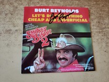 autographed 1980s excellent Burt Reynolds smokey & bandit Let's Do Something  45 picture