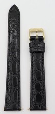 Longines Semi Matt Black Calf Leather Strap 14mm L447968872 picture