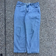 Universal Thread Vintage Straight Light Wash Jeans Size 14/32R picture