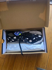 Onitsuka Tiger Black/White Polka Dot Low Top Lace Up Athletic Sneaker 1183A947 picture