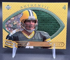 1997 Upper Deck Brett Favre Authentic Game-Worn Jersey SSP  Green Bay Packers picture