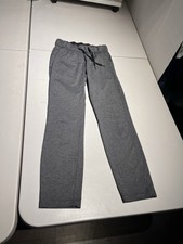 Lululemon Pants Women's 2 Gray Black On The Fly Gym Yoga Polyester 28.5